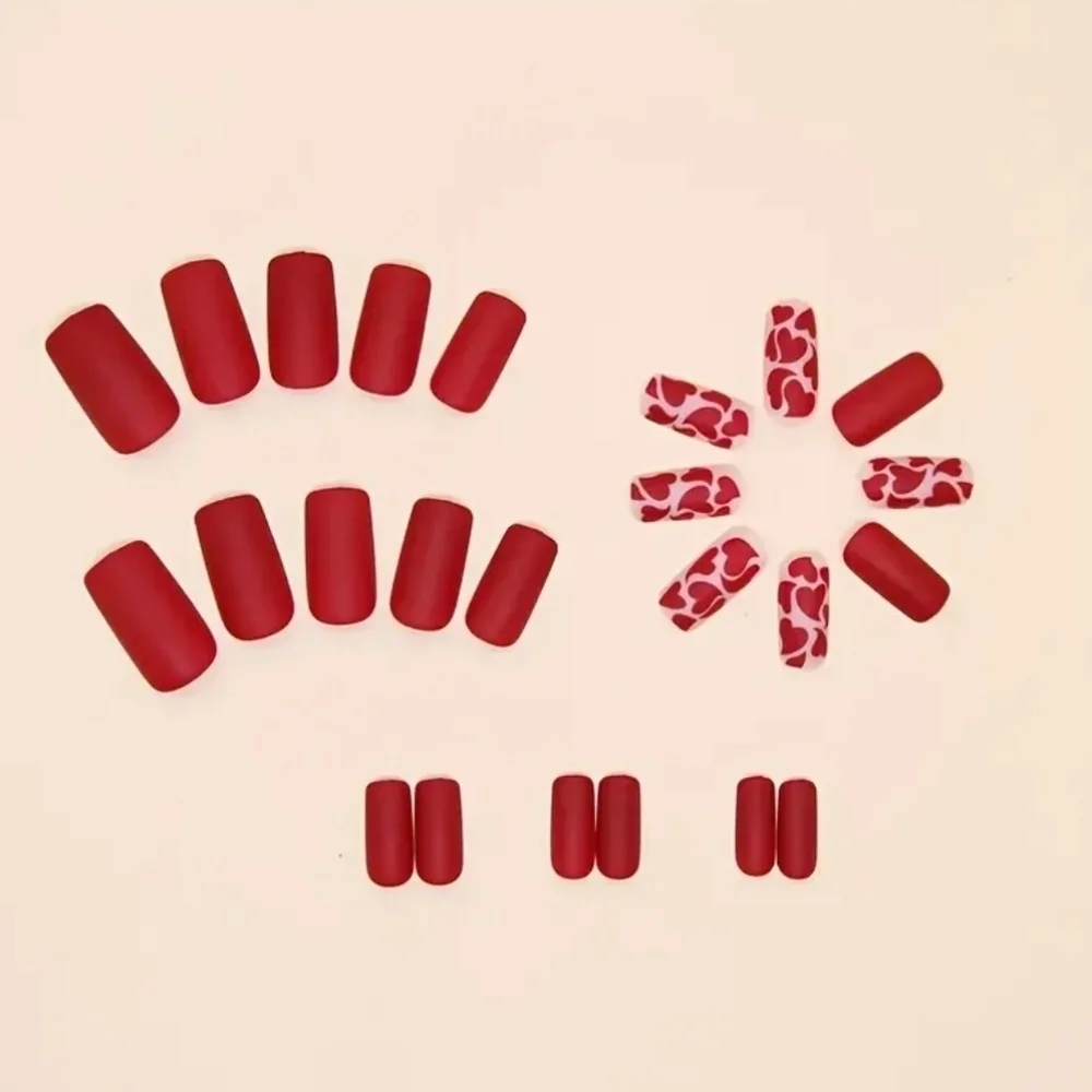 24 Pieces Fake Press On Nails